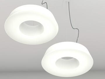 CIRCULAR POL XS - LED polyethylene pendant lamp by Martinelli Luce - view 2